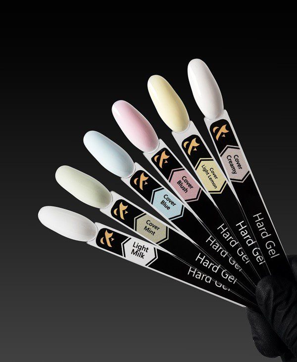 F.O.X Hard Gel Cover Light Lemon, 15 ml - Image 2