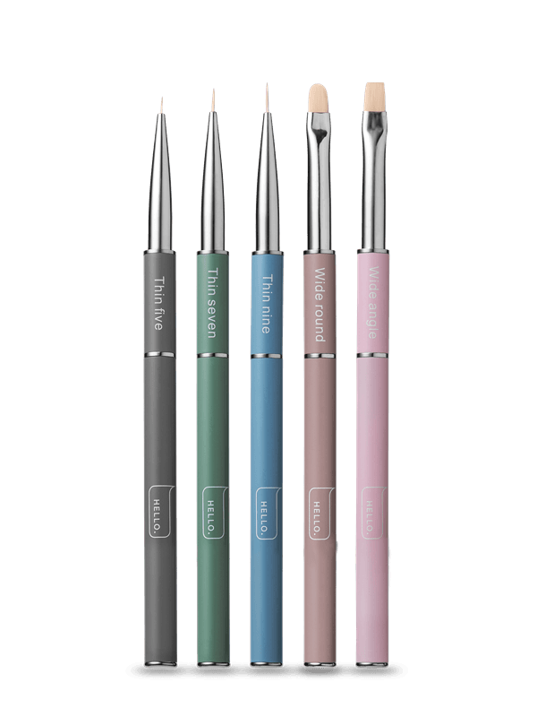 HEYLOVE Brush Wide Round – pincel para gel (8 mm) - Image 2