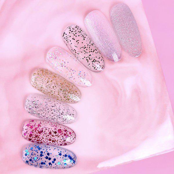 LUNAmoon Pink Top com partículas rosa, 13 ml – sem goma - Image 3