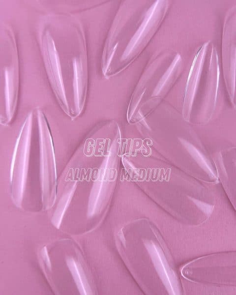 Tips de gel para extensão Luna Almond Medium 500 un. - Image 2