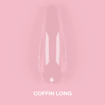 Tips de gel para extensão Luna Coffin Long 500 un.