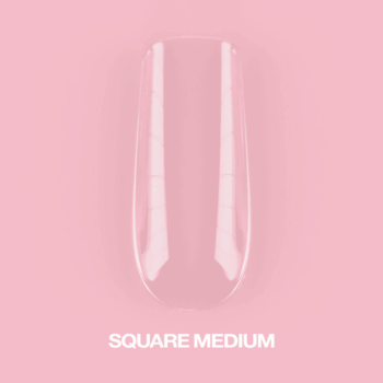 Tips de extensão em gel Luna Square Medium 500 un.