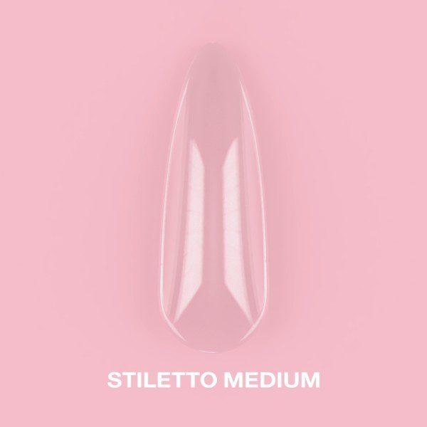 Tips de gel para extensão Luna Stiletto Medium 500 un.