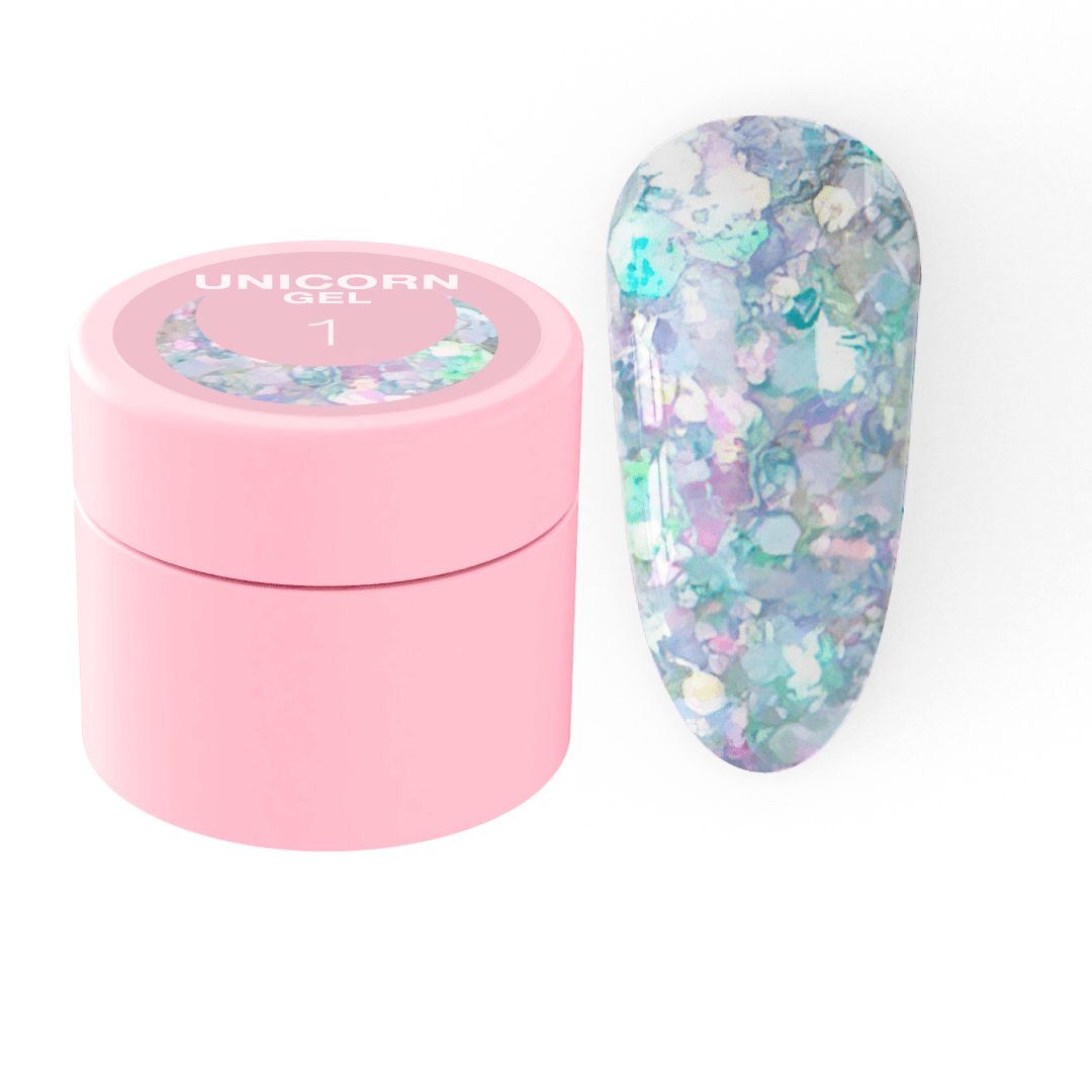 Gel com glitter Luna Unicorn 1 (5 ml)