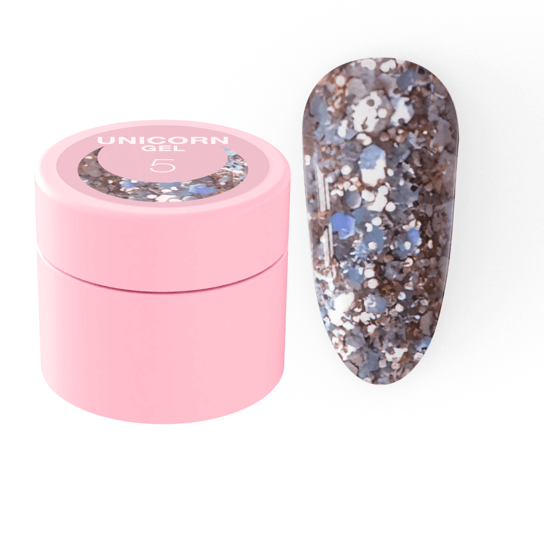 Gel com glitter Luna Unicorn 5 (5 ml)