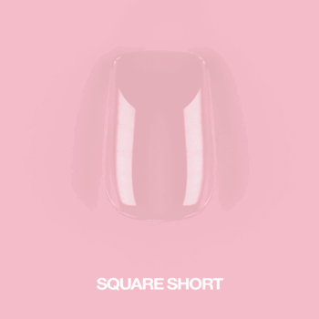 Tips de extensão em gel Luna Square Short 500 un.