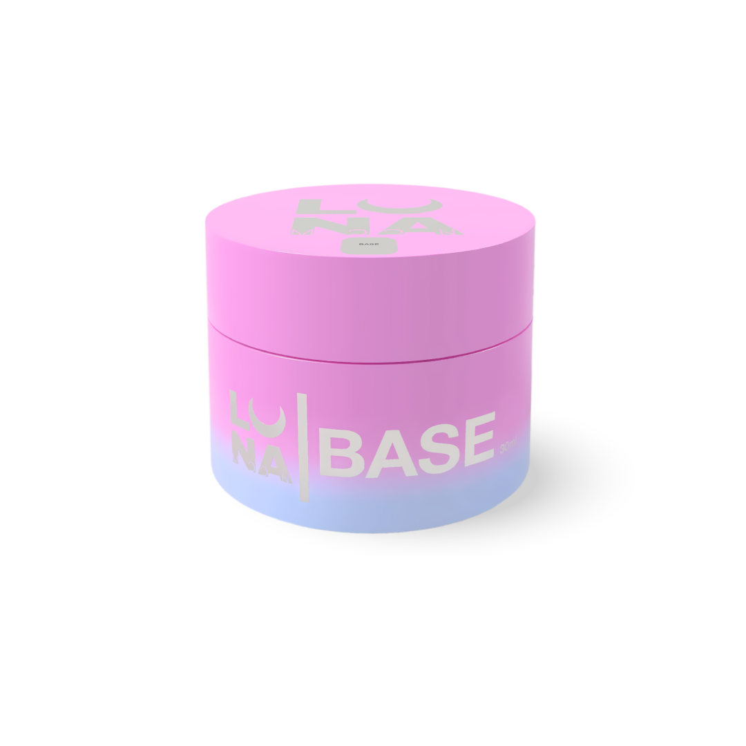LUNAmoon Rubber Base, 30 ml - base de Verniz de Gel transparente