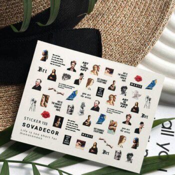 Autocolantes de água para unhas SOVADECOR 133