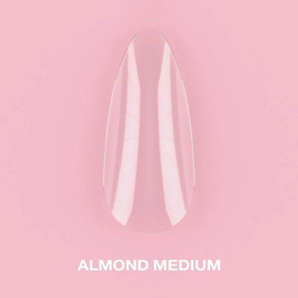 Tips de gel para extensão Luna Almond Medium 500 un.