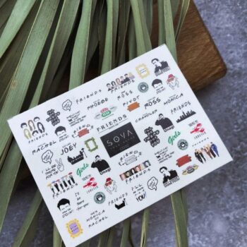 Autocolantes de água para unhas SOVADECOR 032