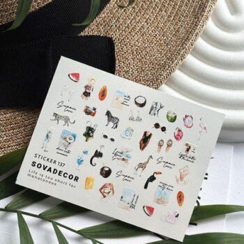 Autocolantes de Água para Unhas SOVADECOR 137