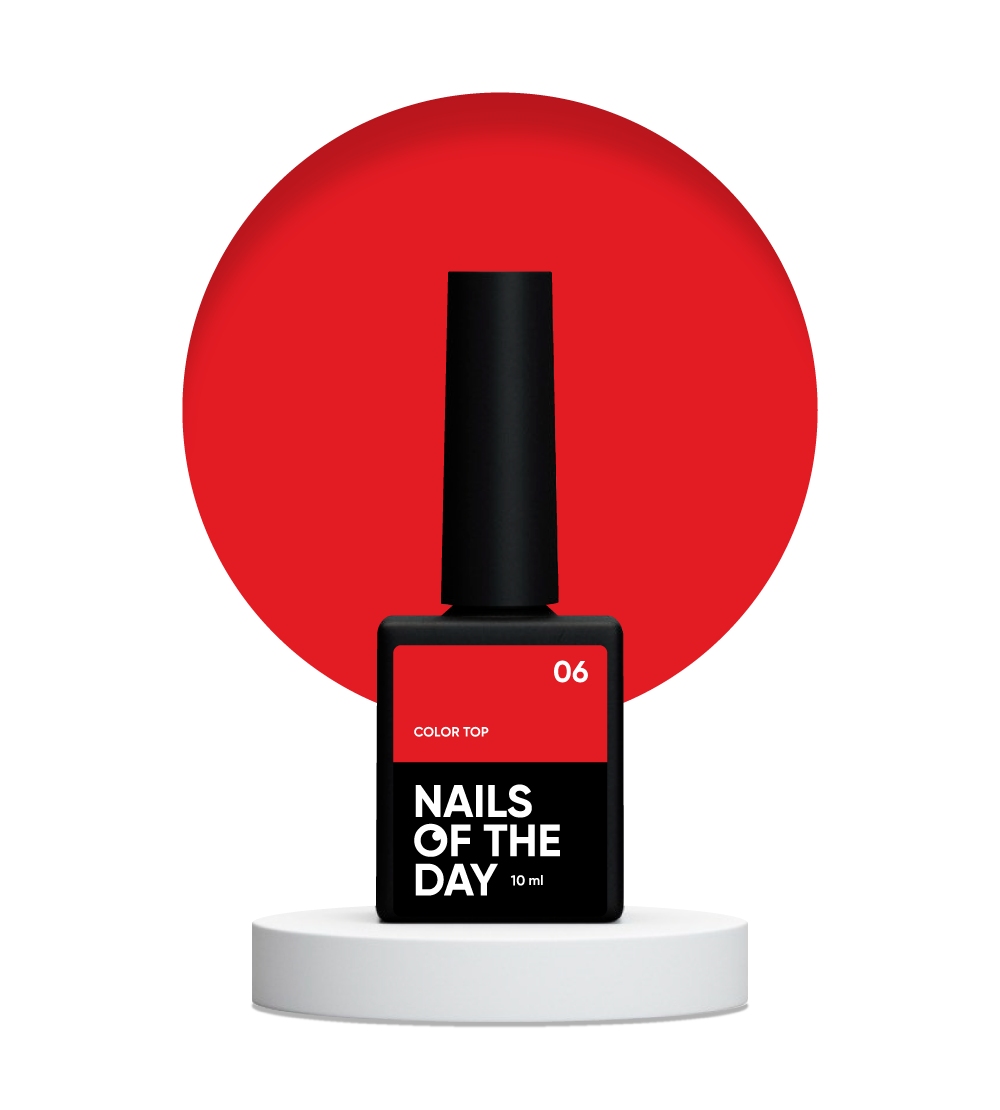 NAILSOFTHEDAY Color Top 06 – vermelho clássico