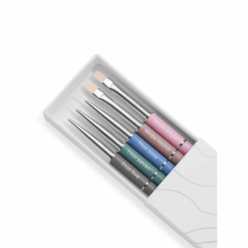 HEY♥ NAIL BRUSHES SET – conjunto de pincéis para manicure