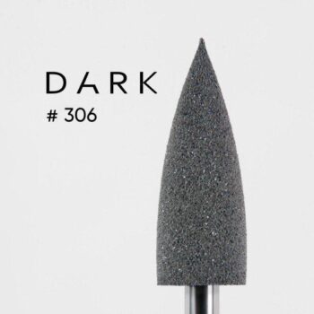 Fresa DARK 306 de borracha para polir cutículas