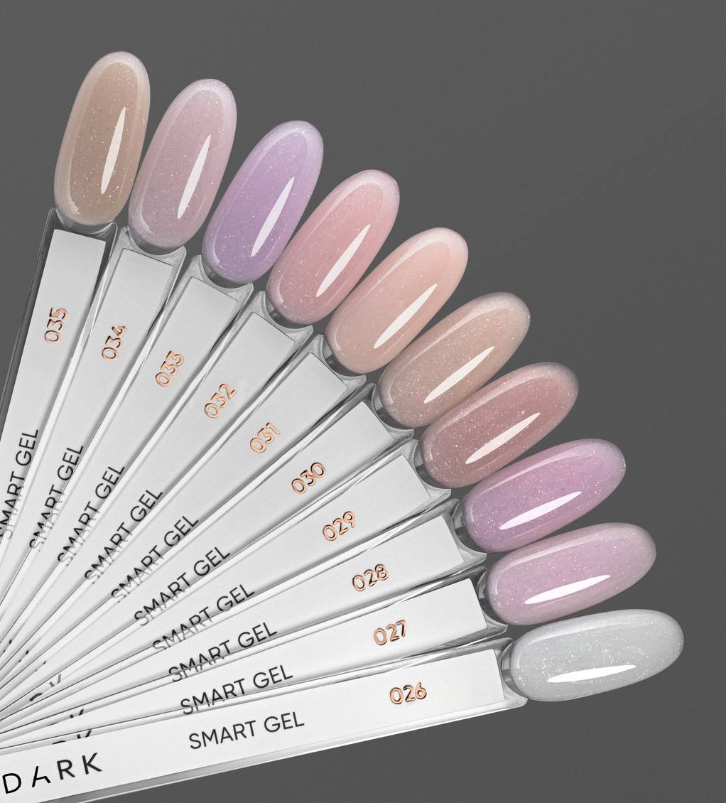 DARK Smart Builder Gel 28 Shimmer Rosa, 15 ml - Image 2