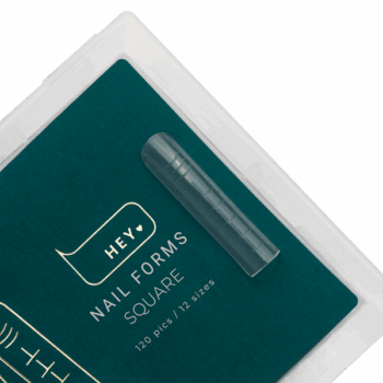 HEYLOVE Nail Forms «Square» – formas superiores, 120 un.