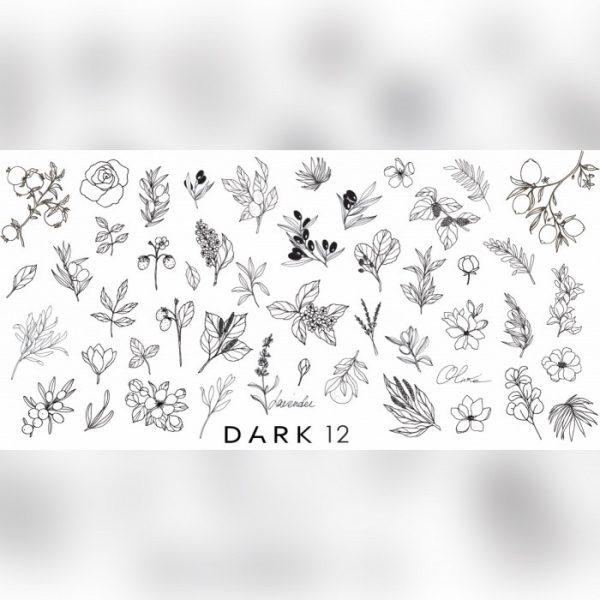 Placa de stamping DARK 12