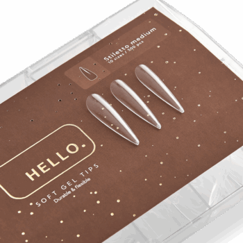 Tips de gel HEY♥ - STILETTO MEDIUM (500 unid.)
