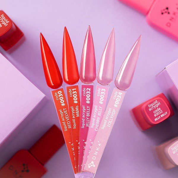 LIQUID ACRYGEL "DNKa" #0033 Cherry Jelly, 12 ml - Image 2