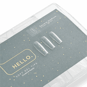Tips de gel HEY♥ - SQUARE MEDIUM (500 unid.)