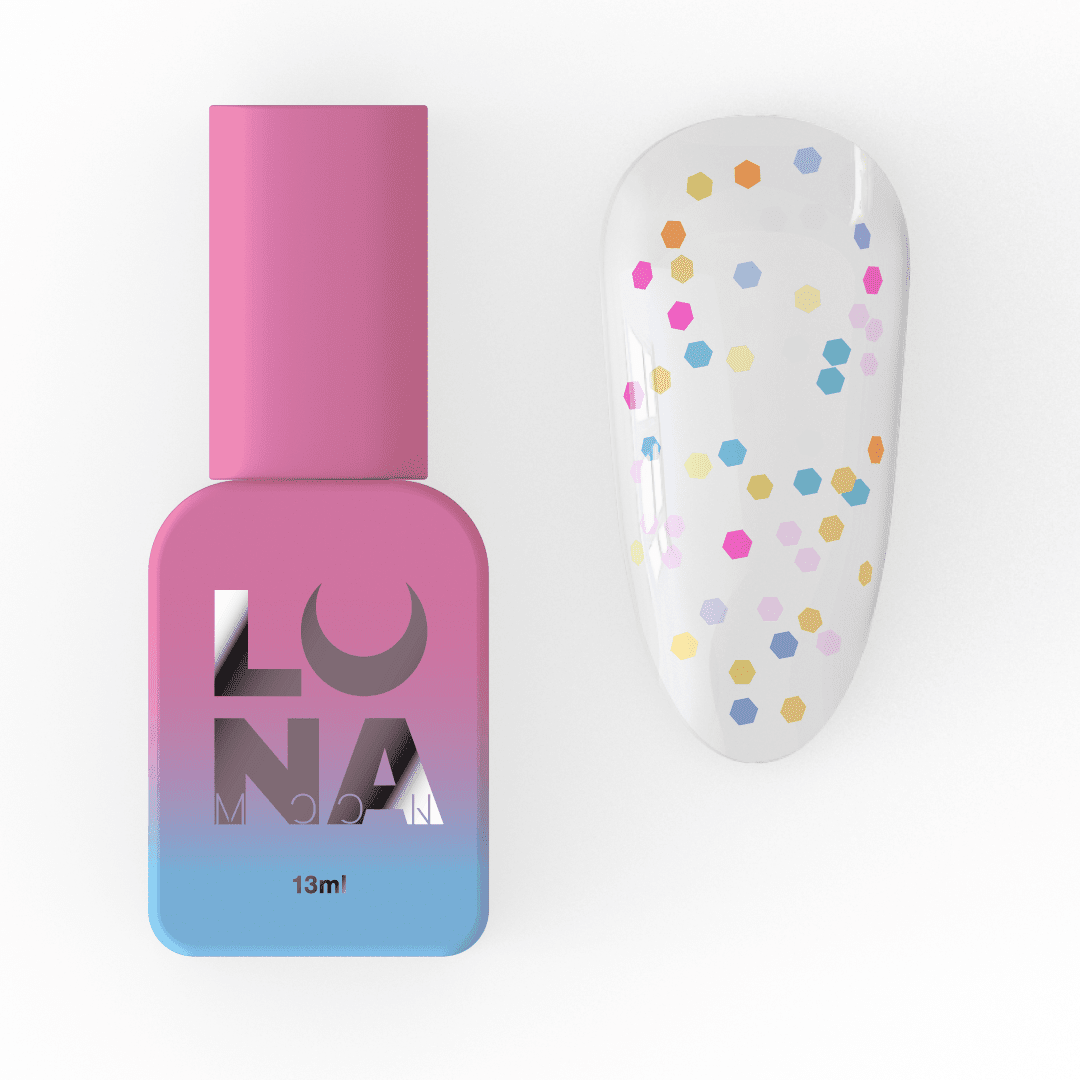 Top híbrido Luna Bonbon com figuras coloridas, 13 ml