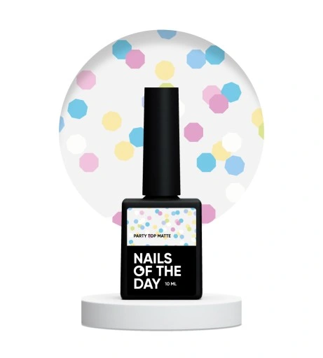 NAILSOFTHEDAY Party Top Matte, 10 ml