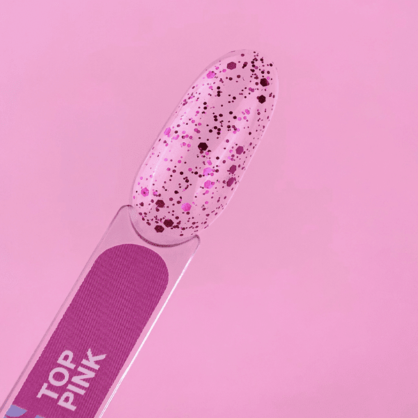 LUNAmoon Pink Top com partículas rosa, 13 ml – sem goma - Image 2