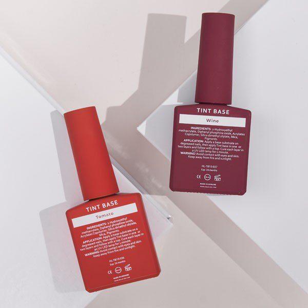 HEYLOVE Tint Base TOMATO, 15 ml – base de Verniz de Gel vermelha intensa - Image 2