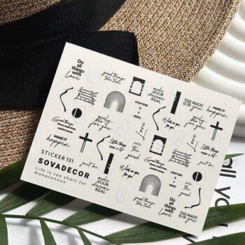 Autocolantes de água para unhas SOVADECOR 131