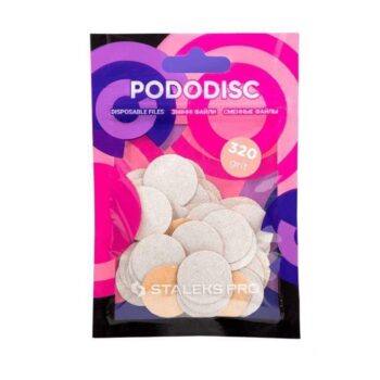 Discos abrasivos STALEKS PDF-20-320 M (50 un.), brancos