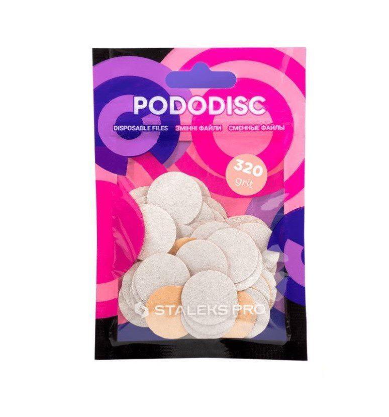 Discos abrasivos STALEKS PDF-20-320 M (50 un.), brancos