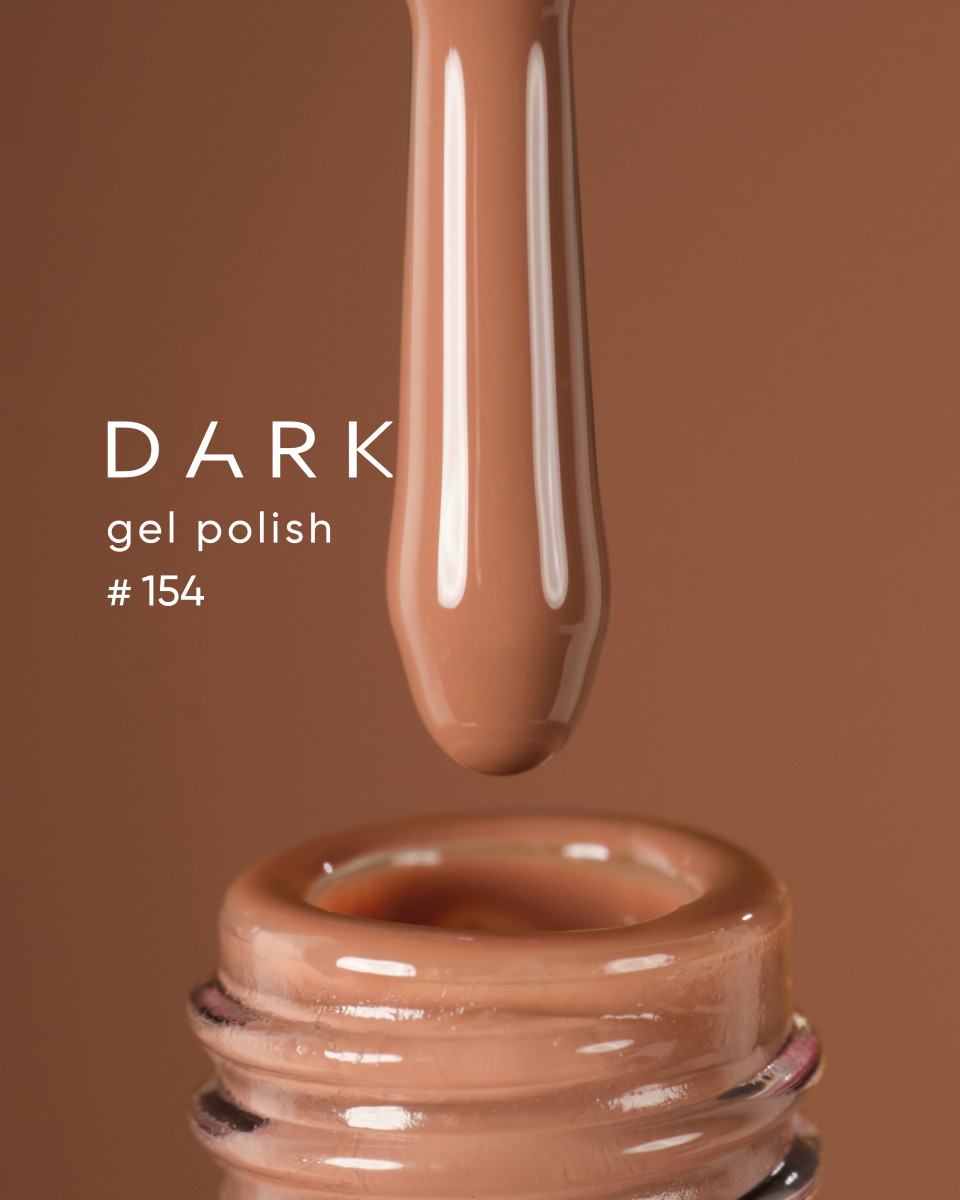 Dark Gel Polish 154 6 ml – verniz gel caramelo