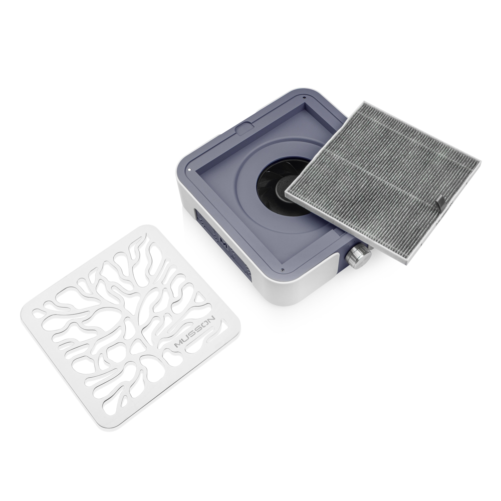 Aspirador de pó MUSSON X3 GRAPHITE com filtro HEPA de carvão, 72 W - Image 2