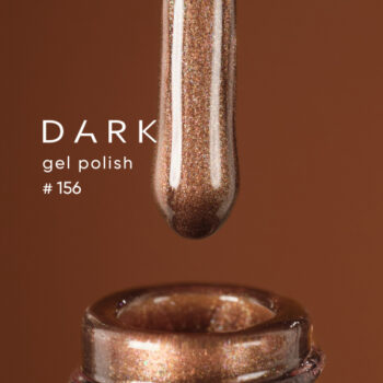 DARK Gel Polish 156, 6 ml – verniz gel caramelo