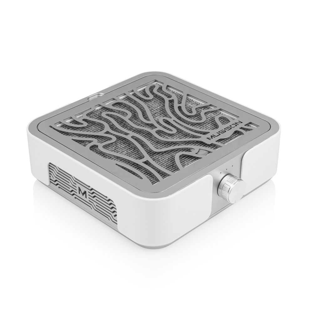 Aspirador de pó profissional MUSSON X2 com filtro HEPA de carvão SILVER, 72 W