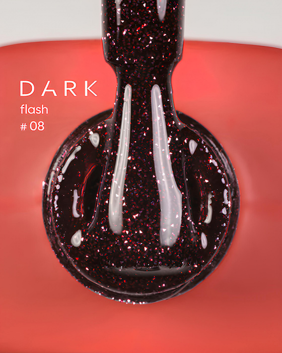 DARK Gel Polish Flash 08 10 ml – verniz gel refletor