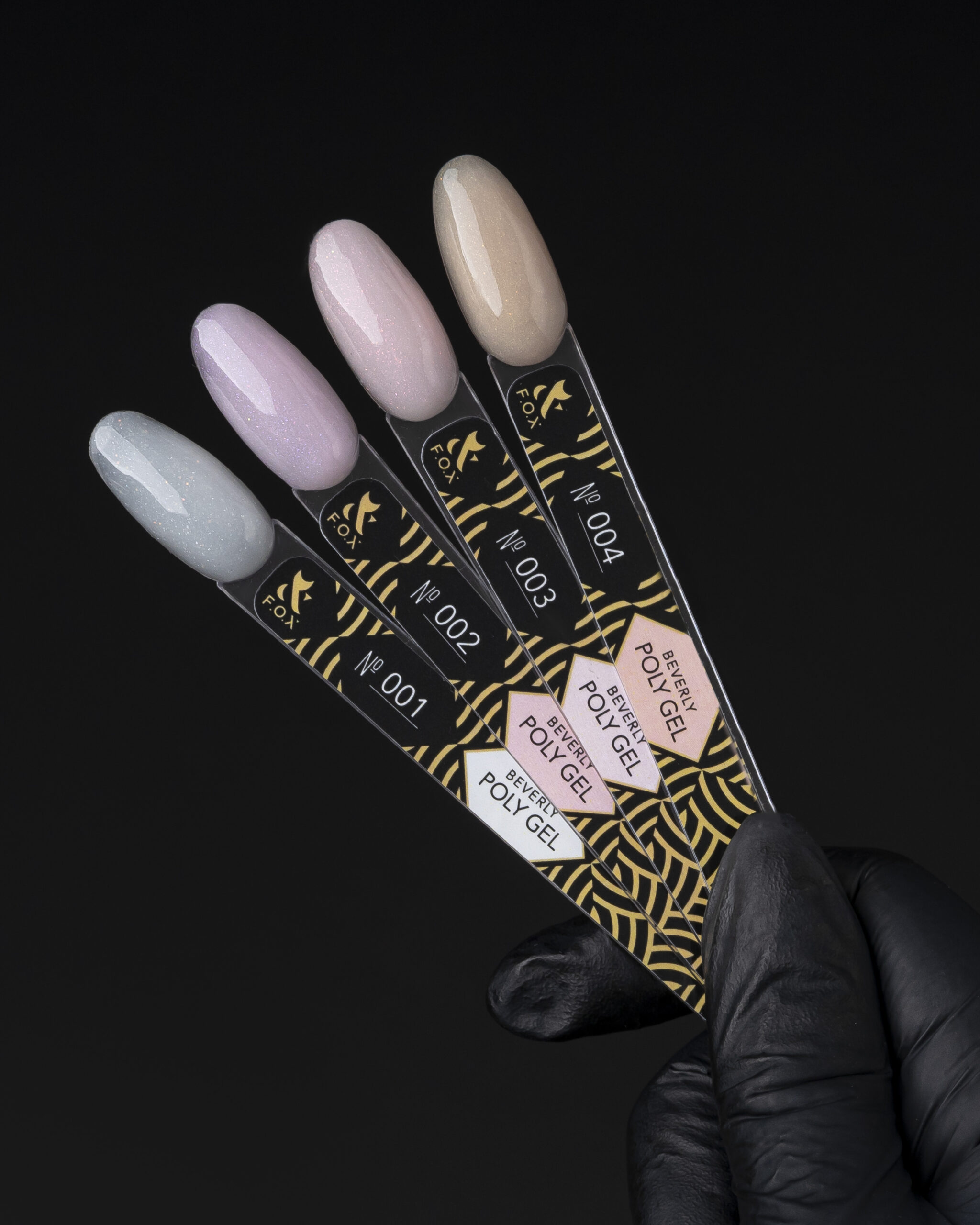 F.O.X Acryl gel Beverly 003, 30 ml - polygel camuflagem com partículas - Image 3