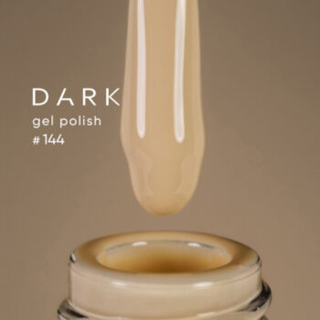 Dark Gel Polish 144, 6 ml – verniz híbrido bege claro