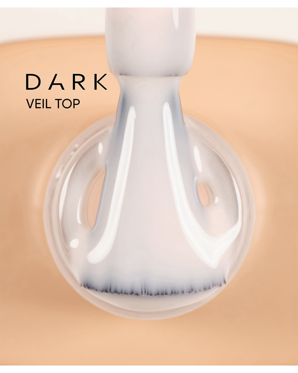 Dark Veil Top 10 ml – top coat para unhas de gel/verniz gel