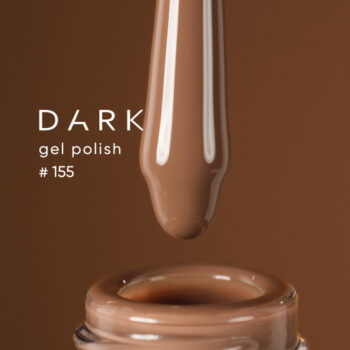 DARK Gel Polish 155, 6 ml – verniz gel “café com leite”