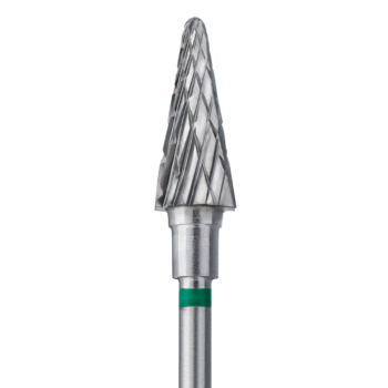 Fresa Staleks cone verde FT71G060/14 6 mm / 14 mm – “árvore”