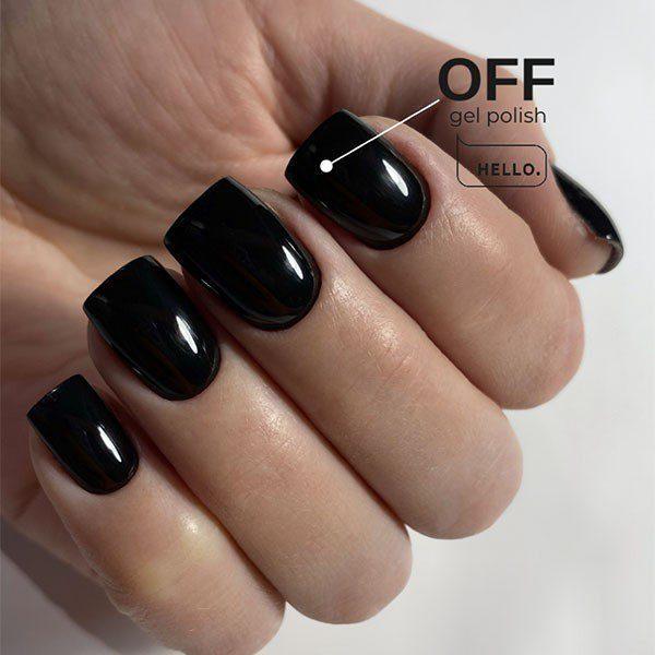 HEYLOVE Gel Polish Off, 15 ml – verniz híbrido preto - Image 2