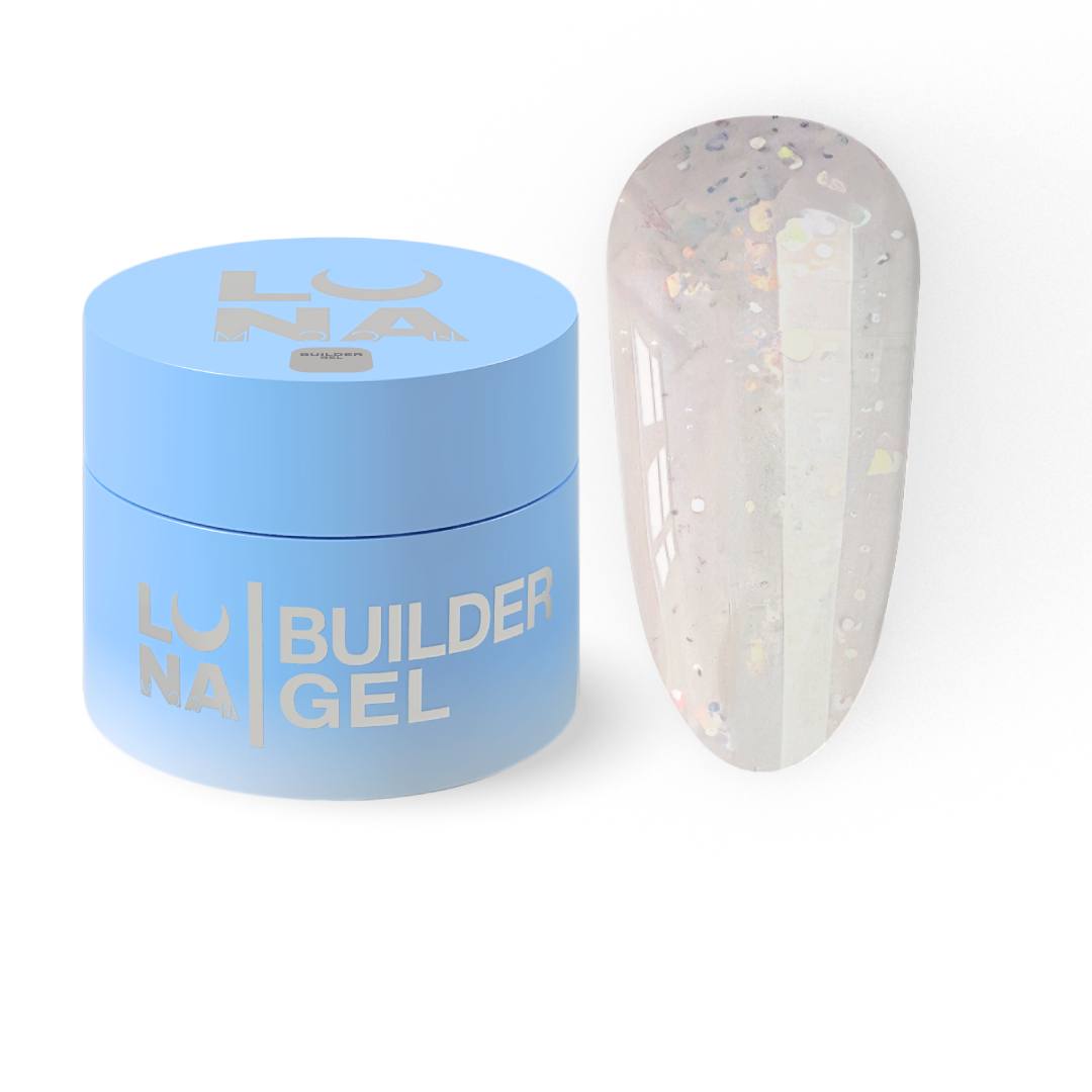 LUNAmoon Diamond Gel 01, 15 ml – gel leitoso com glitter