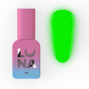 Top LUNAmoon Dark Shine Green, 13 ml — top que brilha no escuro